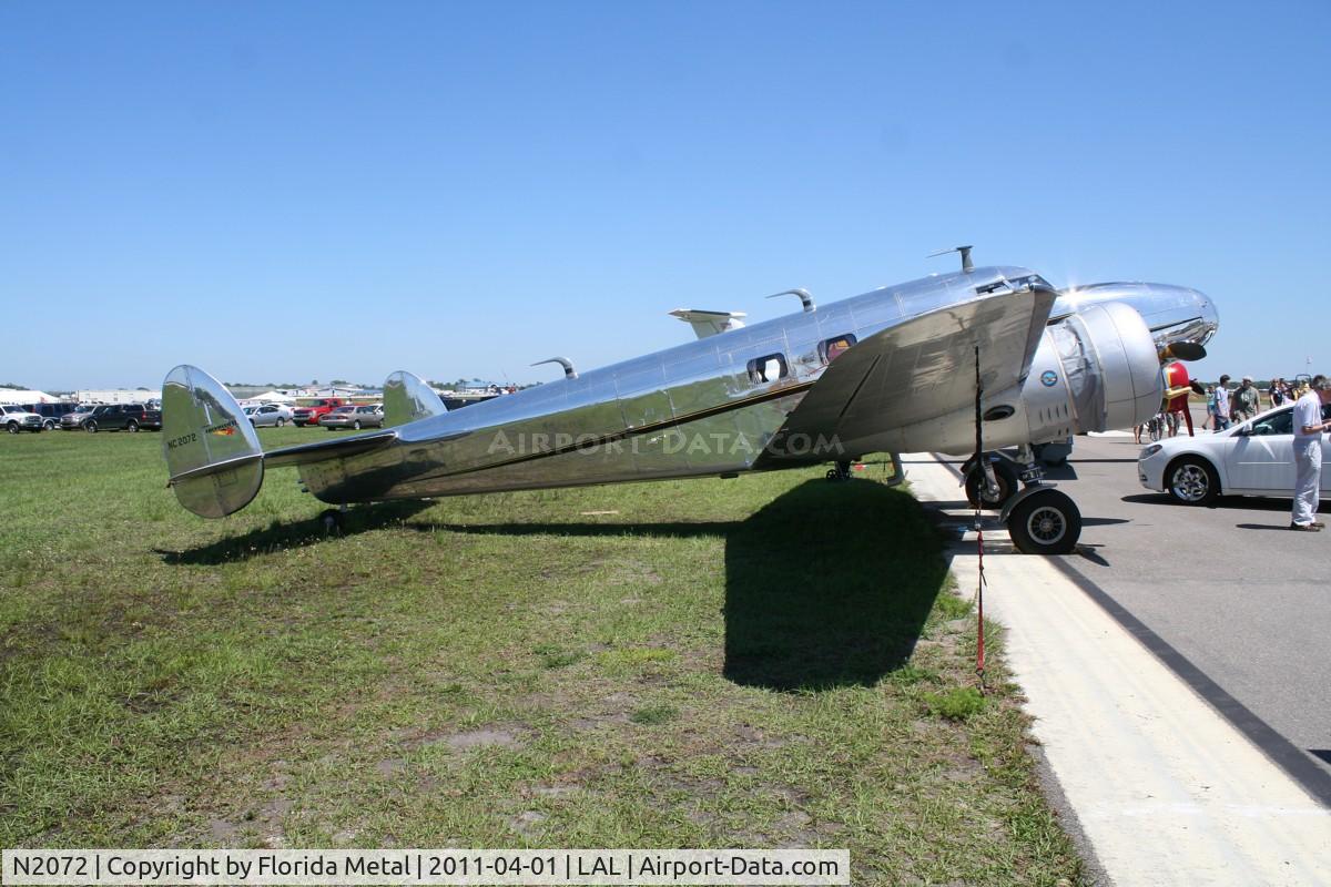 N2072, 1936 Lockheed 12A Electra Junior C/N 1208, Lockheed 12A