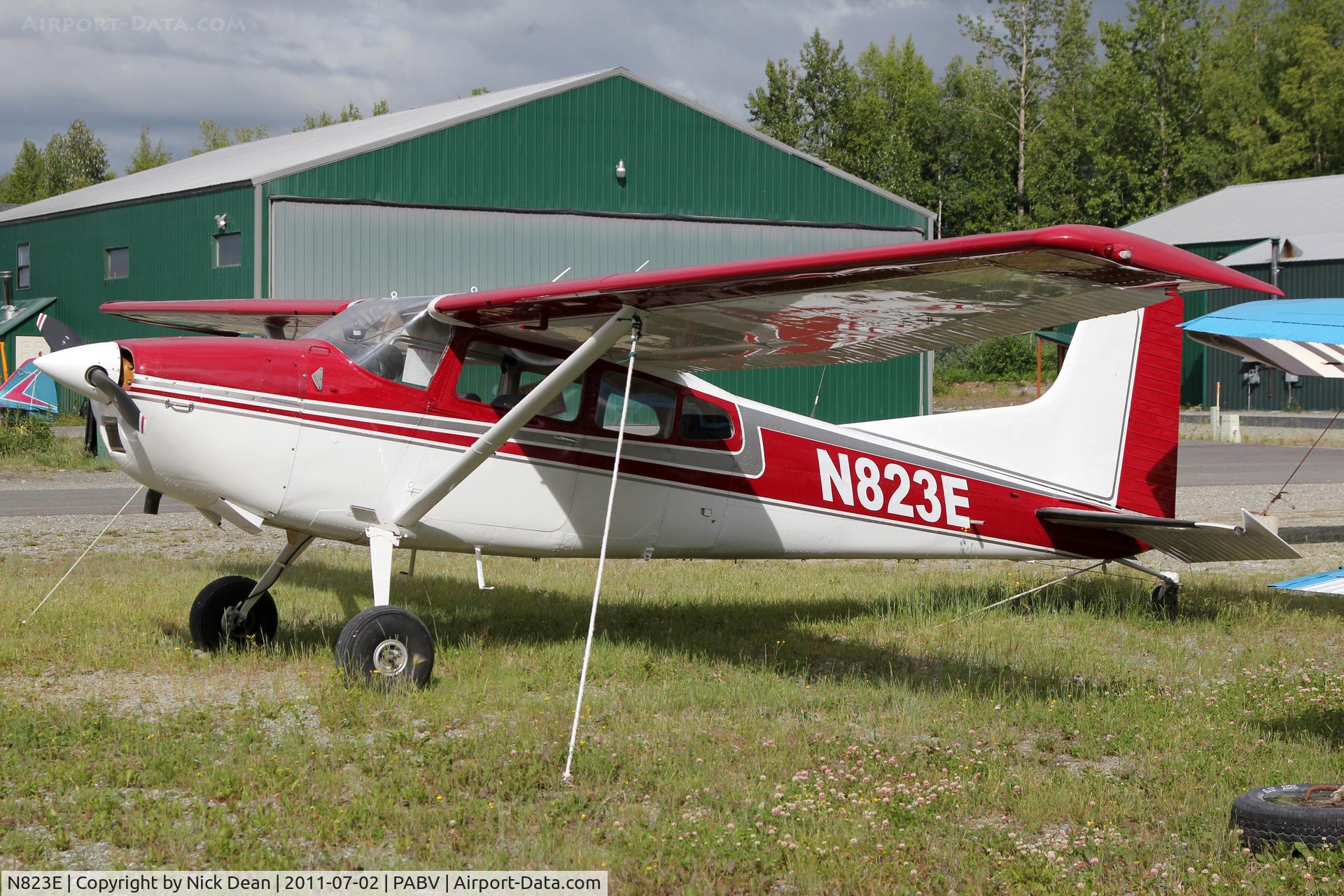 N823E, 1977 Cessna 180K Skywagon C/N 18052824, PABV/BCV