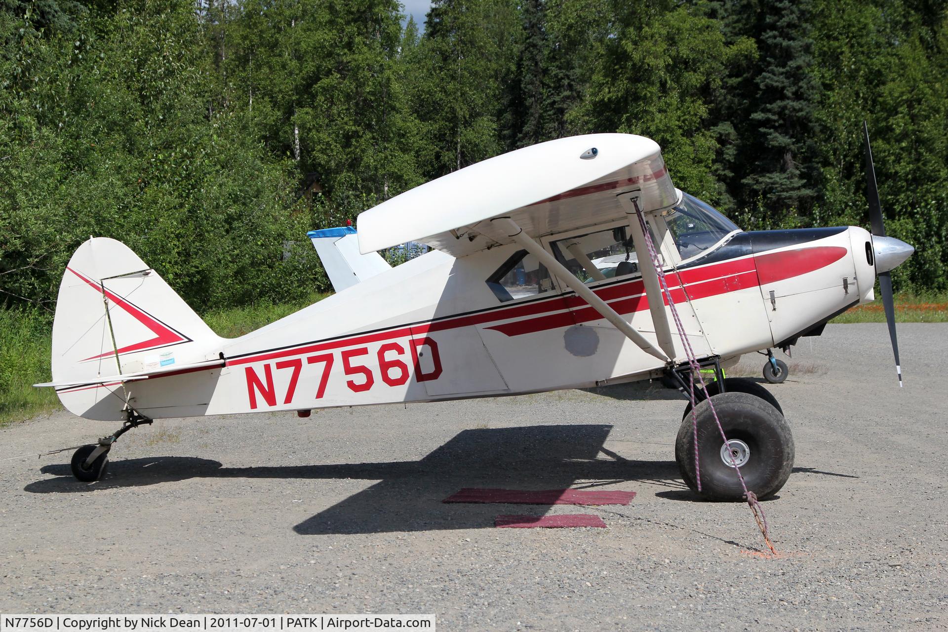 N7756D, 1957 Piper PA-22-150 Tri-Pacer C/N 22-5438, PATK/TKA