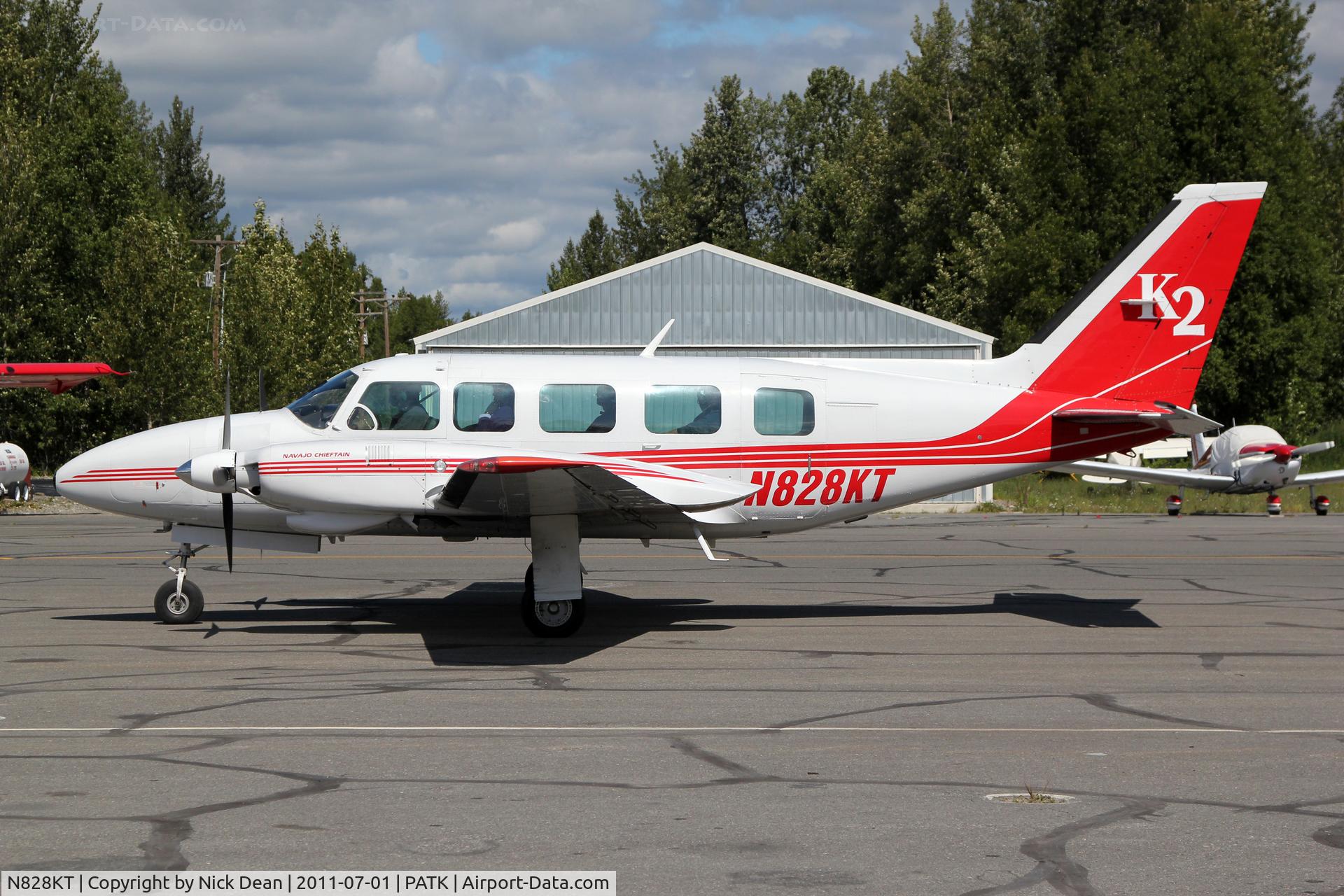 N828KT, 1980 Piper PA-31-350 Chieftain C/N 318052098, PATK/TKA