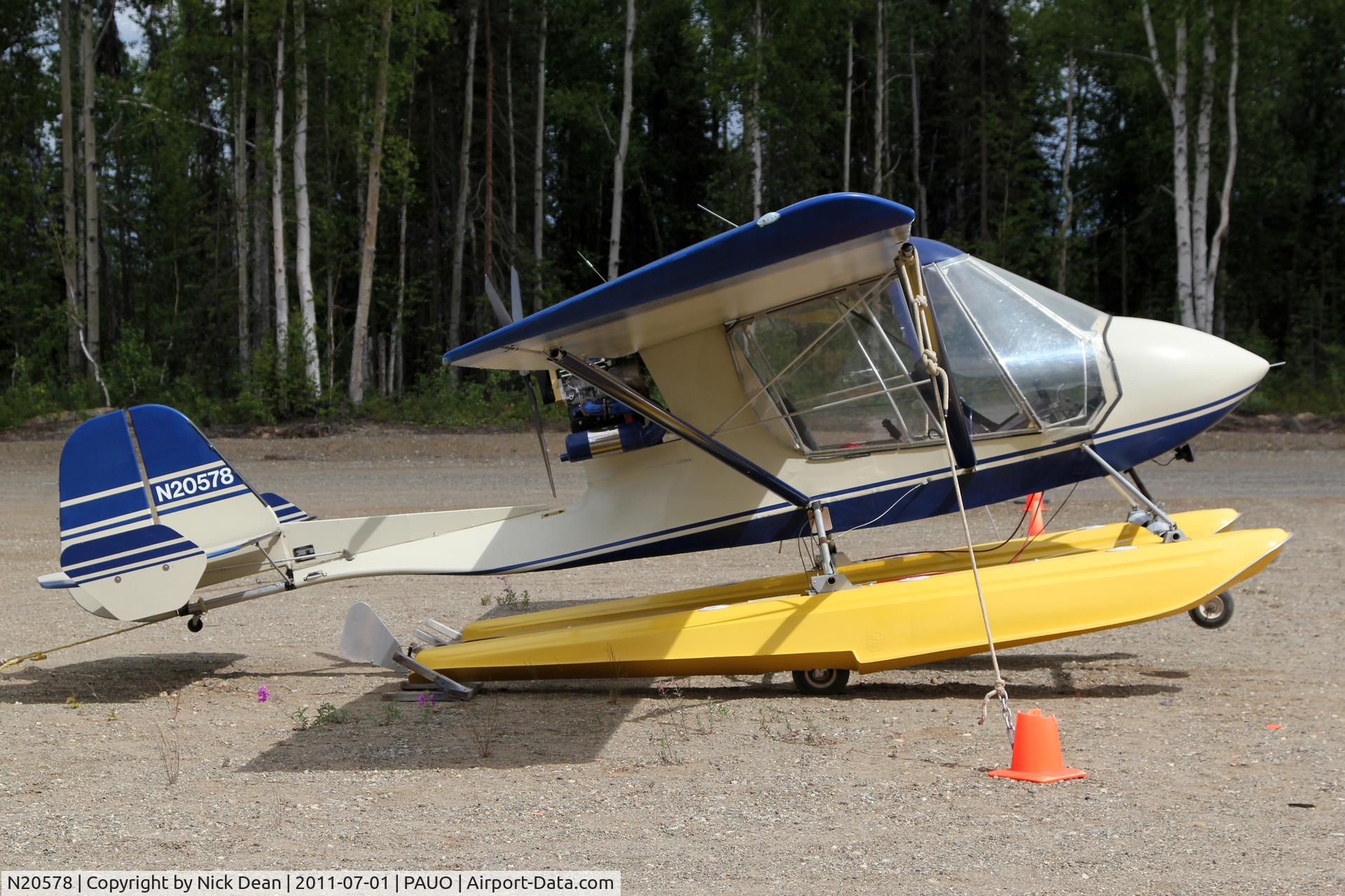 N20578, 2002 Quad City Challenger II C/N CH2-0499-1870, PAUO/UUO