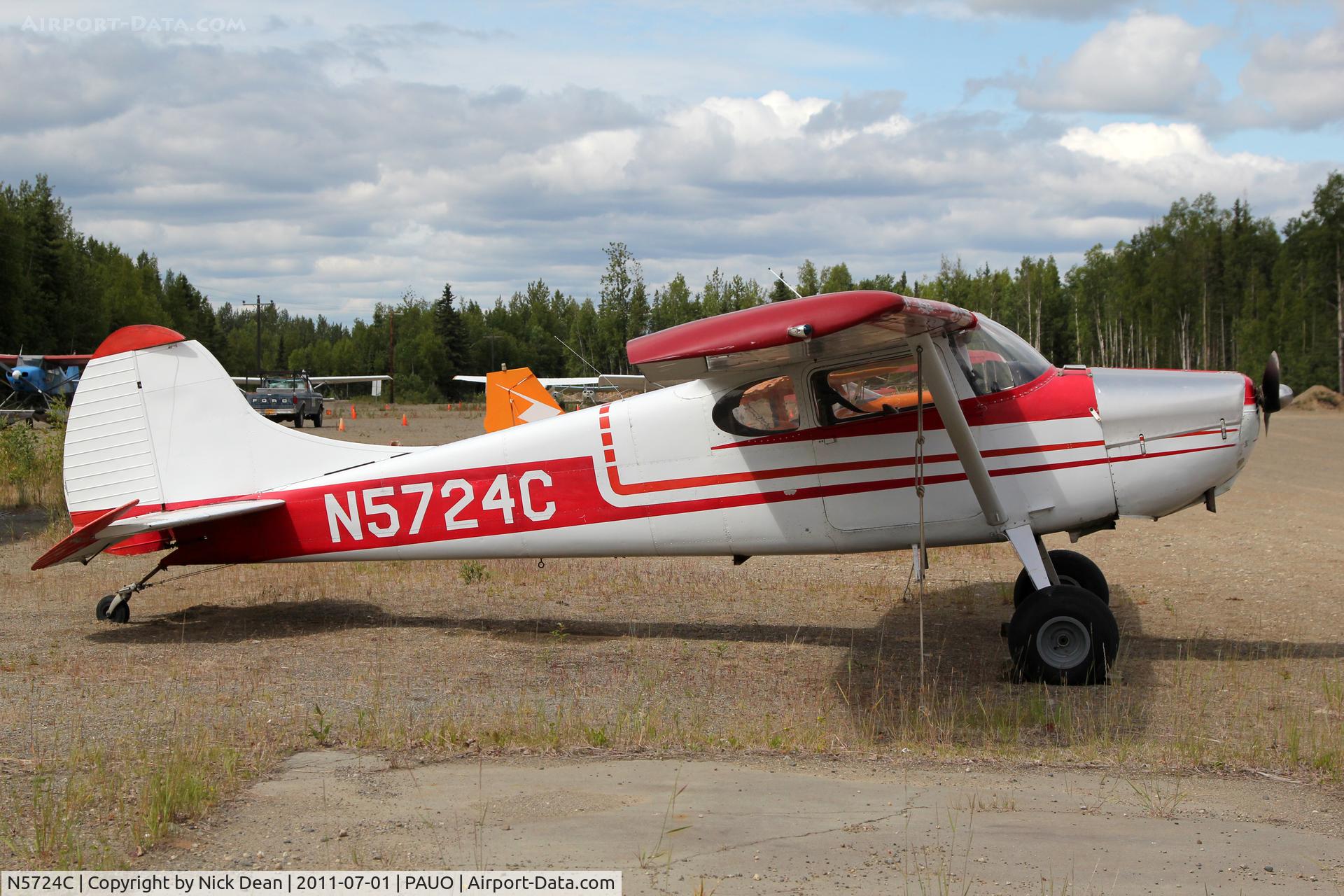 N5724C, 1950 Cessna 170A C/N 19827, PAUO/UUO