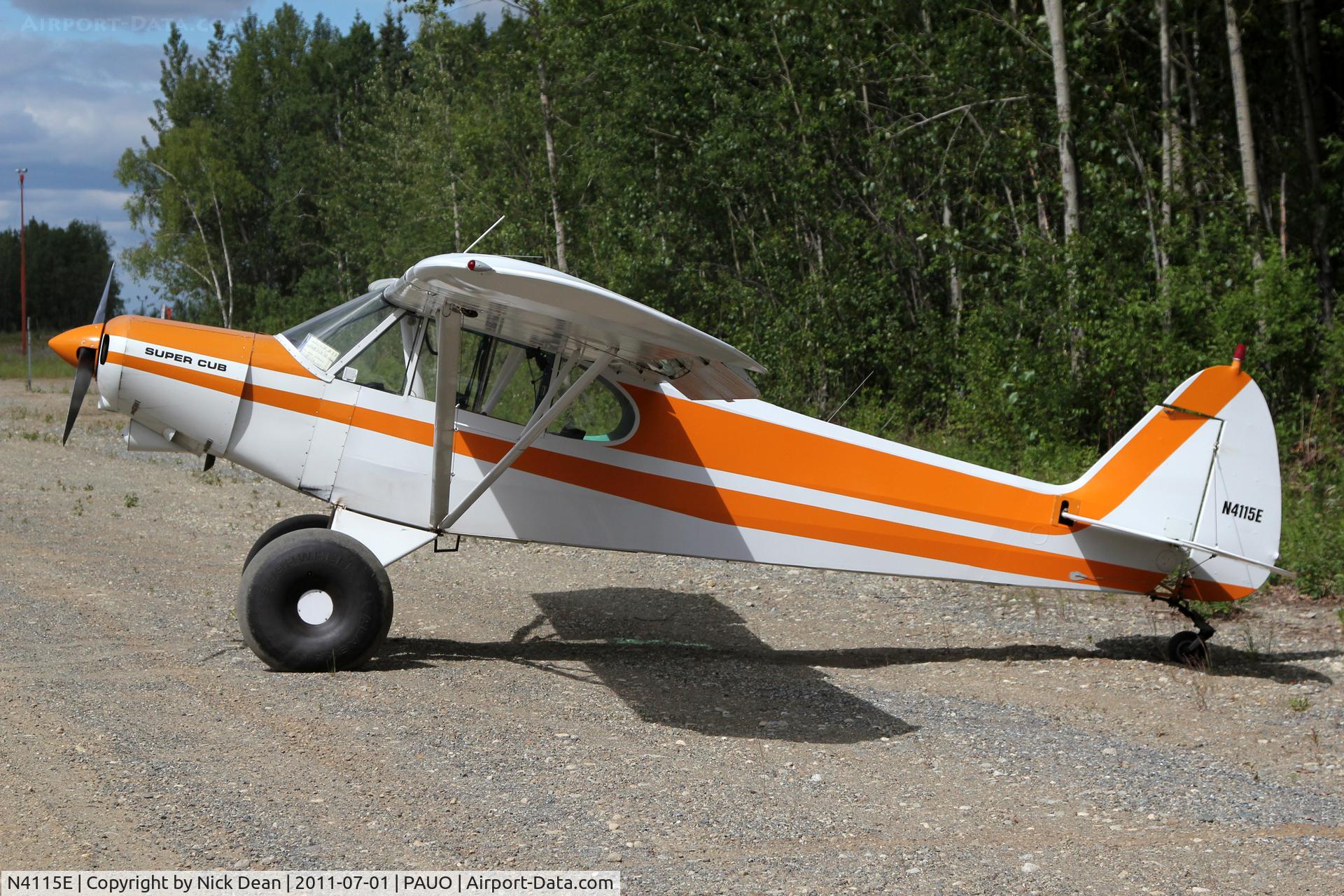 N4115E, 1978 Piper PA-18-150 Super Cub C/N 18-7809072, PAUO/UUO