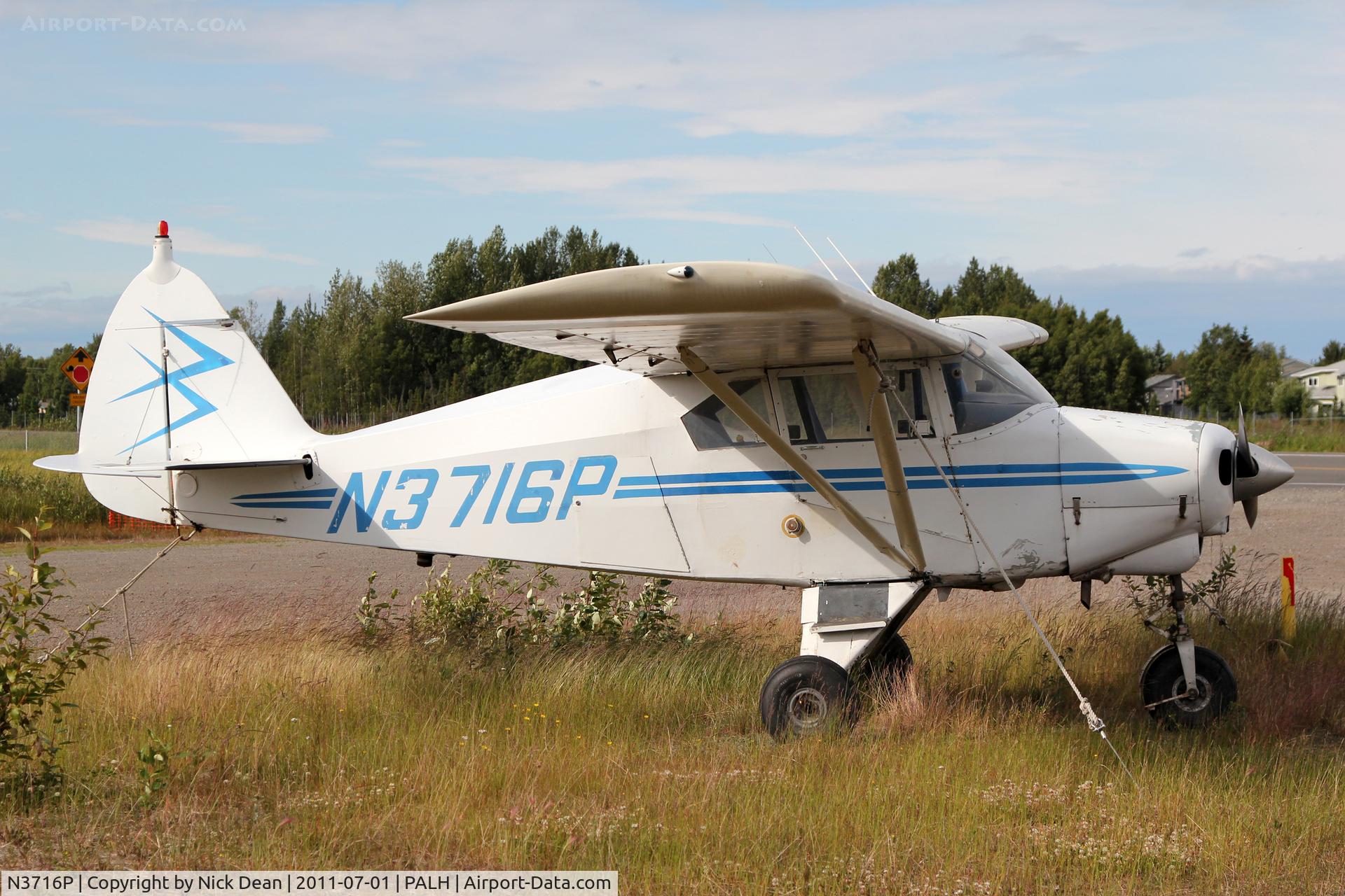 N3716P, 1955 Piper PA-22-150 C/N 22-3434, PALH/LHD