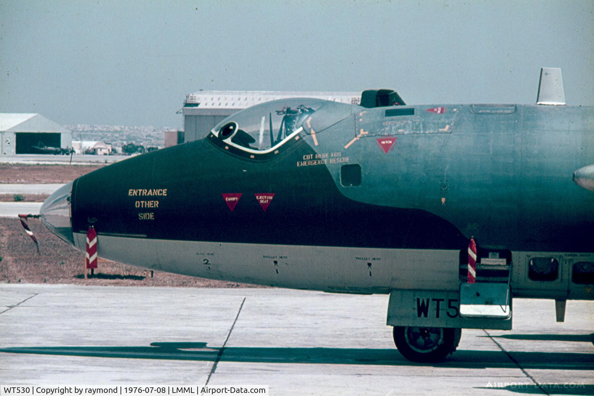WT530, 1955 English Electric Canberra PR.7 C/N EEP71446, Canberra PR7 WT530 13Sqd RAF