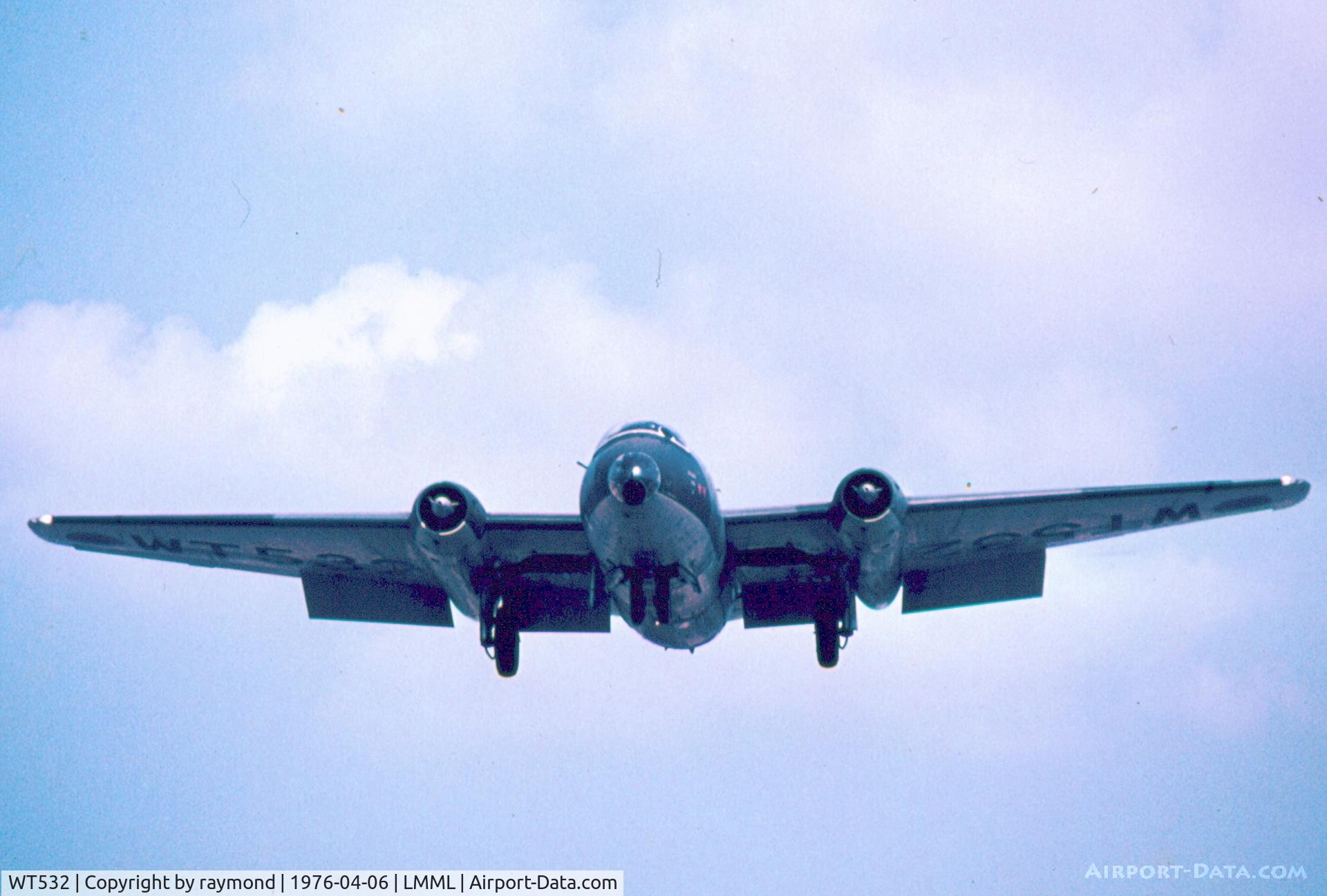 WT532, English Electric Canberra PR.7 C/N EEP71449, Canberra PR7 WT532 13Sqd RAF