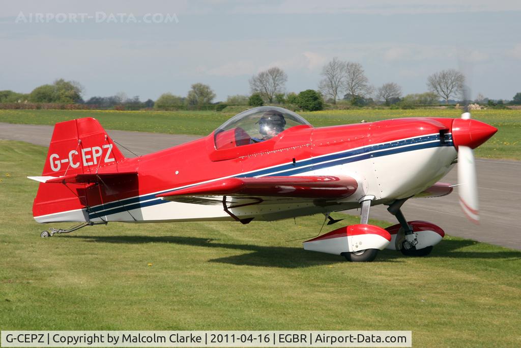 G-CEPZ, 1996 Rihn DR-107 One Design C/N 0038, Rihn DR.107 One Design at Breighton Airfield in April 2011.