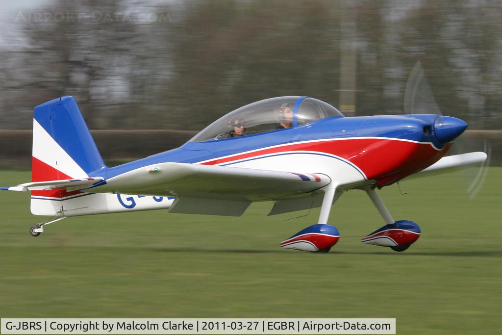 G-JBRS, 2009 Vans RV-8 C/N PFA 303-14212, Vans RV-8 at Breighton Airfield in March 2011.