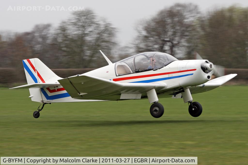 G-BYFM, 2000 Jodel DR-1050 M1 Excellence Replica C/N PFA 304-13237, CEA DR-1050M-1 Sicile Record at Breighton Airfield in March 2011.