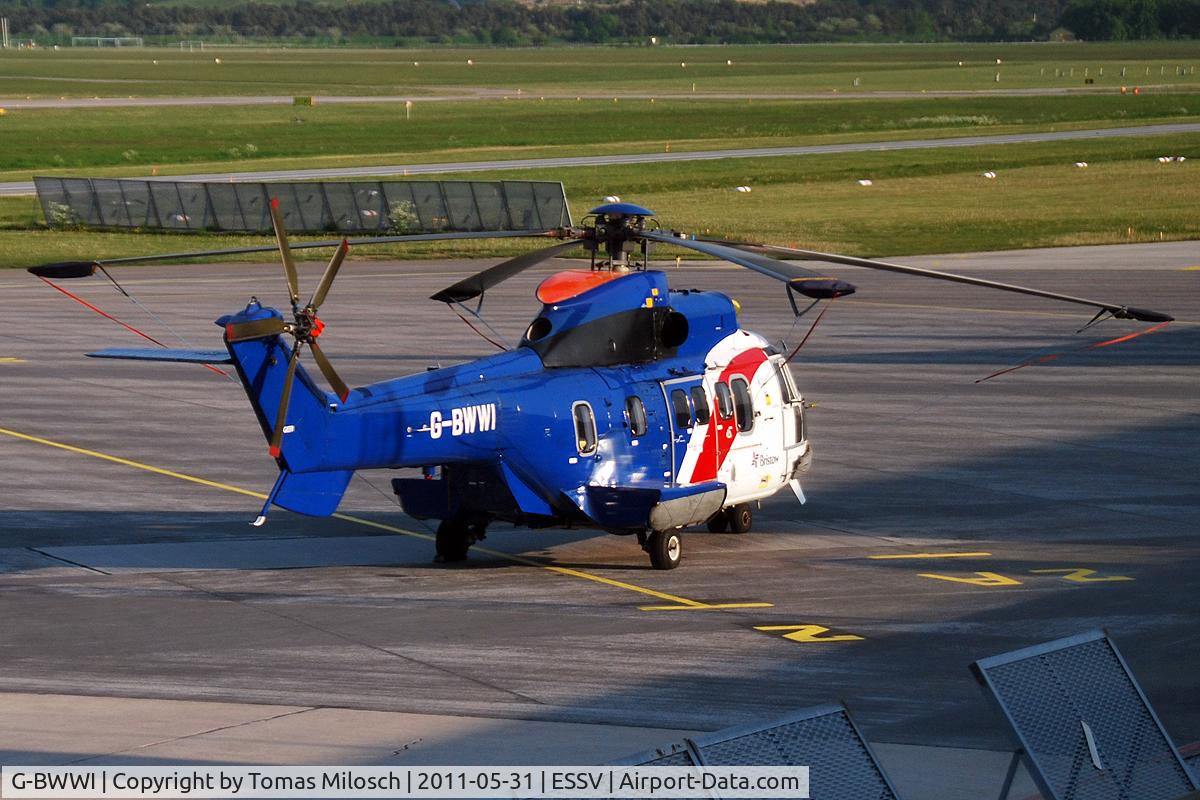 G-BWWI, 1983 Aerospatiale AS-332L Super Puma C/N 2040, 