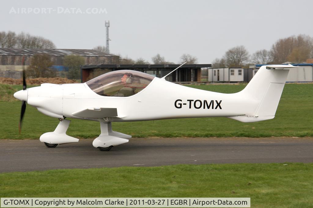 G-TOMX, 2009 Dyn'Aero MCR-01 VLA Sportster C/N PFA 301-14624, Dyn'Aero MCR-01 VLA Sportster at Breighton Airfield in March 2011.
