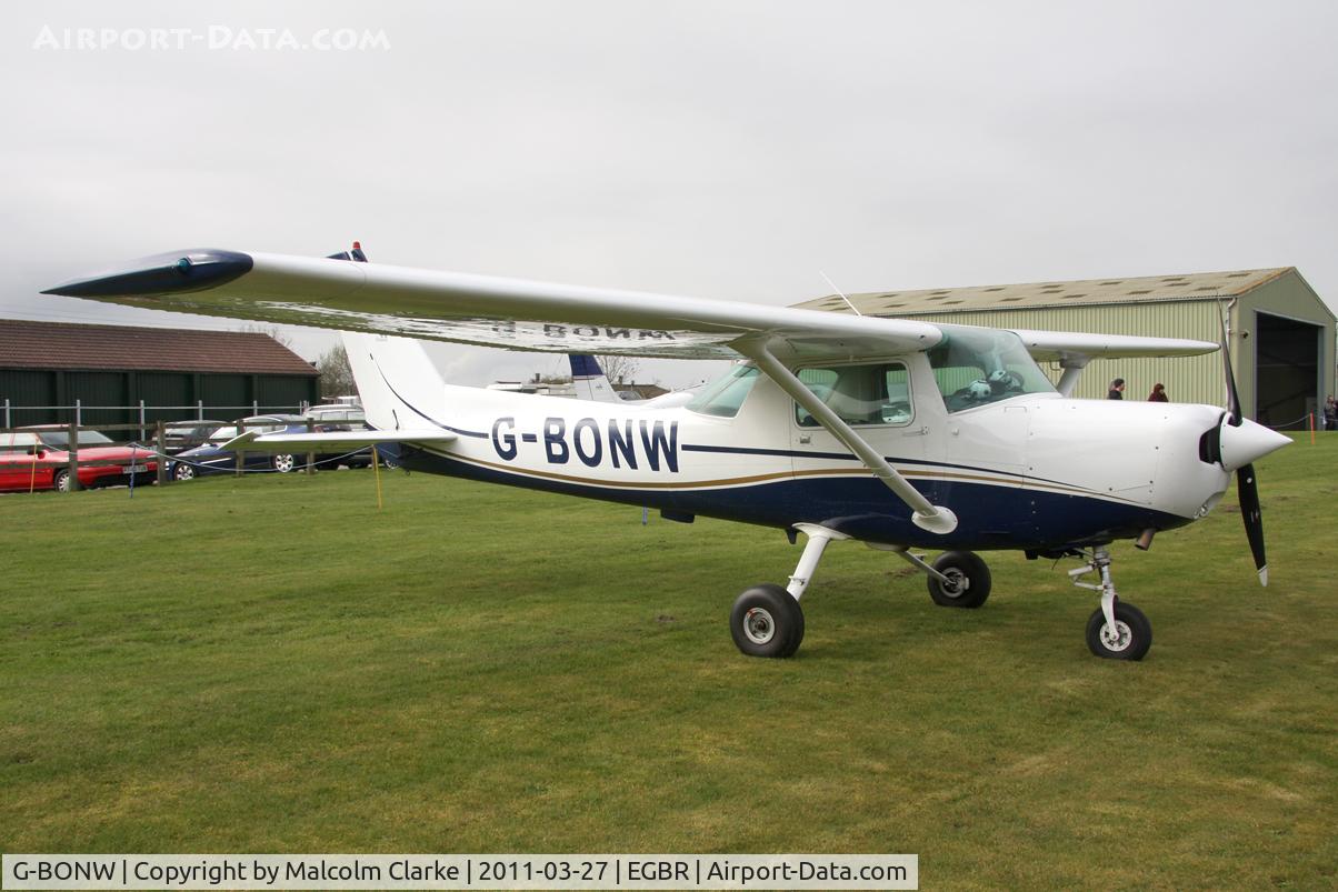 G-BONW, 1978 Cessna 152 C/N 152-80401, Cessna 152 II at Breighton Airfield in March 2011.