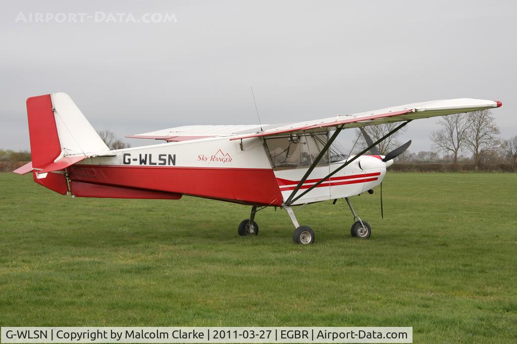 G-WLSN, 2005 Skyranger 912S(1) C/N BMAA/HB/474, Skyranger 912S at Breighton Airfield in March 2011.
