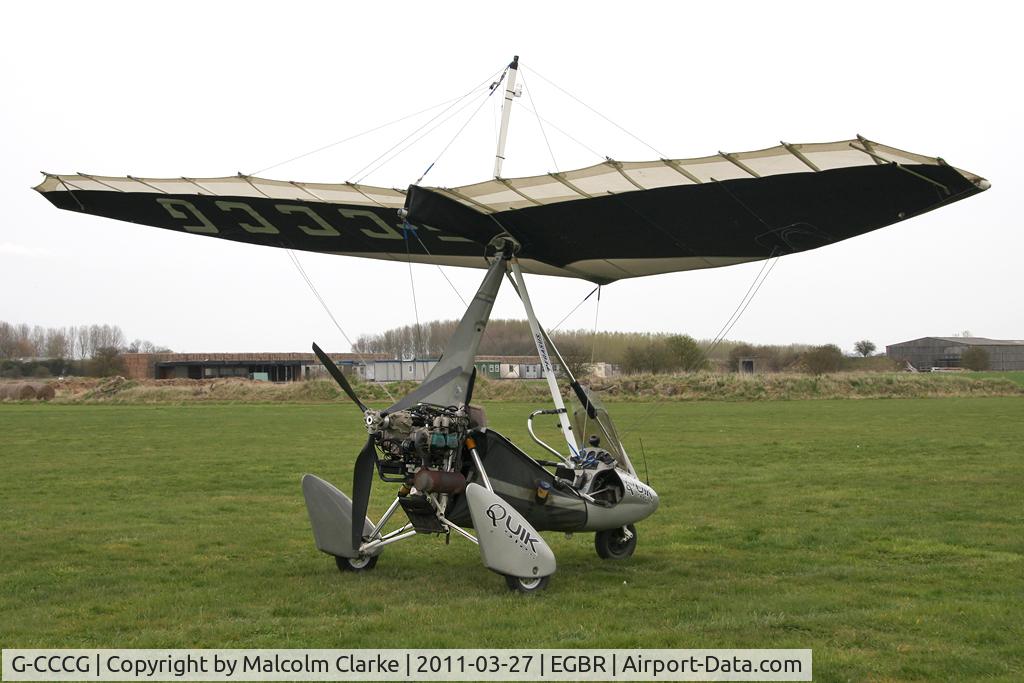 G-CCCG, 2003 Mainair Pegasus Quik C/N 7946, Mainair Pegasus Quik at Breighton Airfield in March 2011.