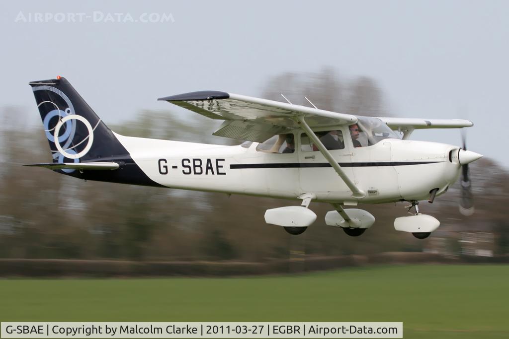 G-SBAE, 1983 Reims Cessna F172P Skyhawk C/N 2200, Reims F172P at Breighton Airfield in March 2011.