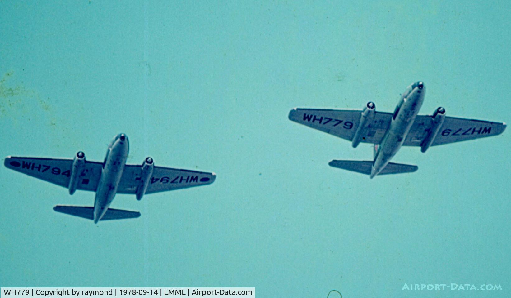 WH779, English Electric Canberra PR.7 C/N EEP71251, Canberra PR7s WH779 & WH794 of 13Sqd RAF
