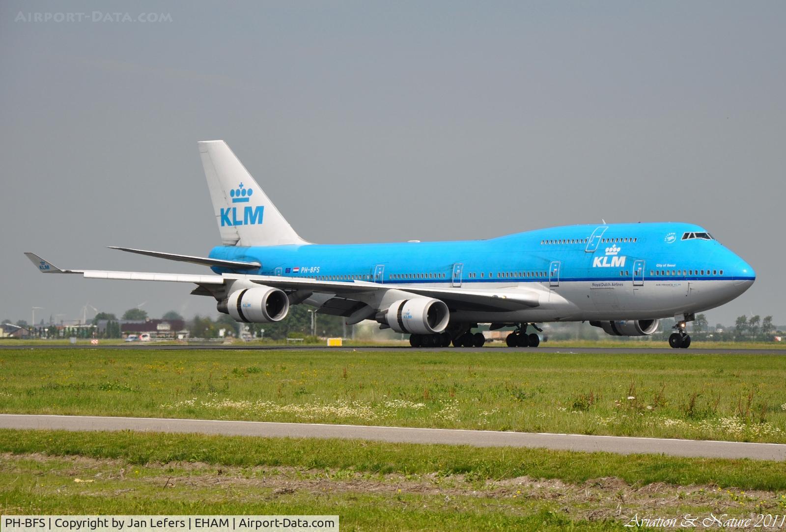 PH-BFS, 1996 Boeing 747-406BC C/N 28195, KLM Boeing
