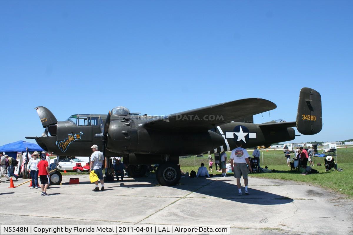N5548N, 1943 North American B-25H Mitchell C/N 98-21107, Barbie II