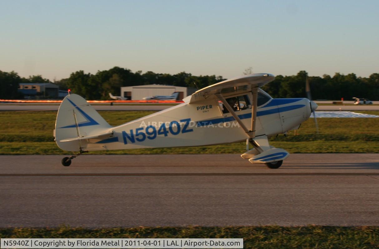 N5940Z, 1964 Piper PA-22-108 Colt C/N 22-9811, PA-22-108