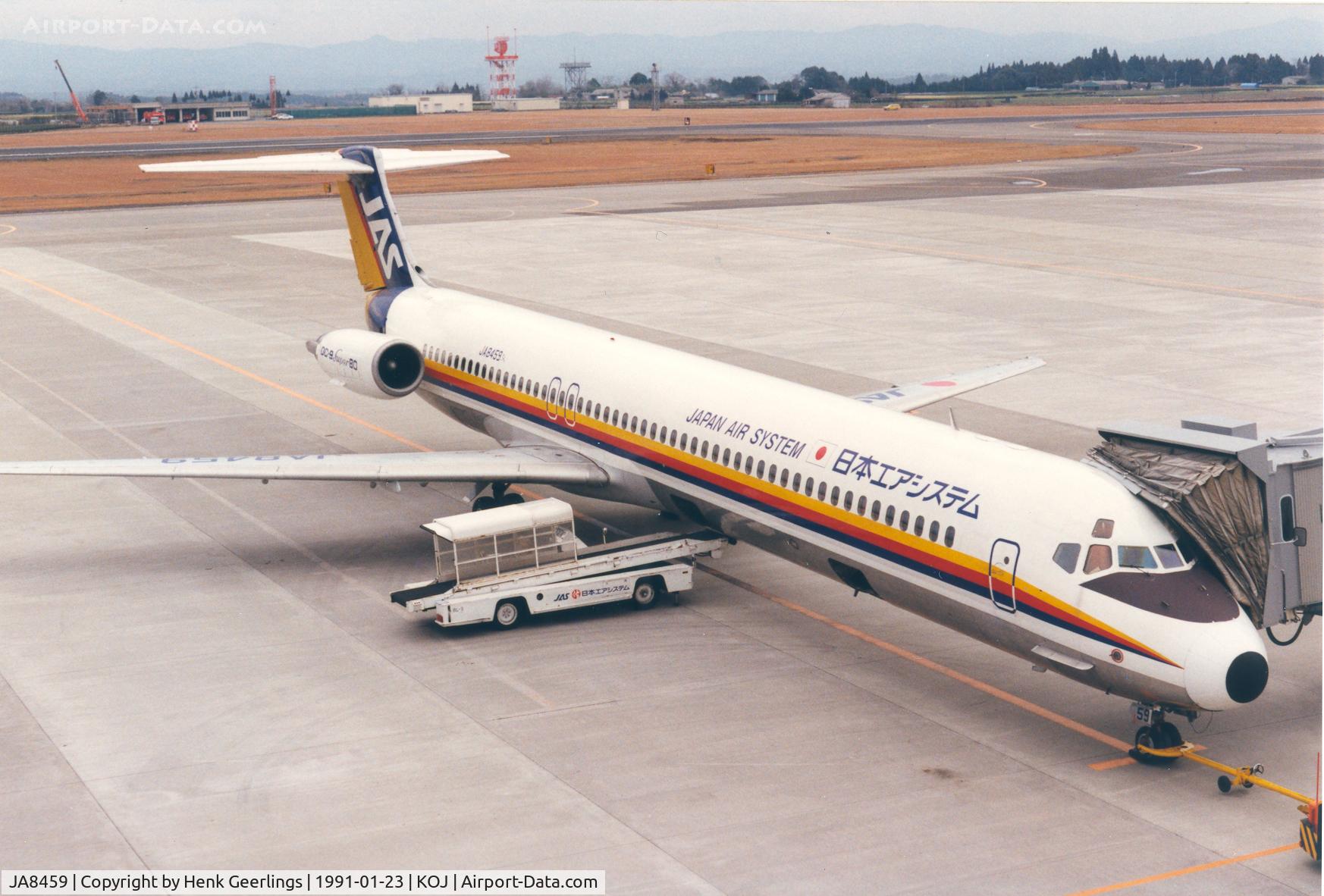 JA8459, McDonnell Douglas MD-81 (DC-9-81) C/N 48030, JAS - Japan Air System