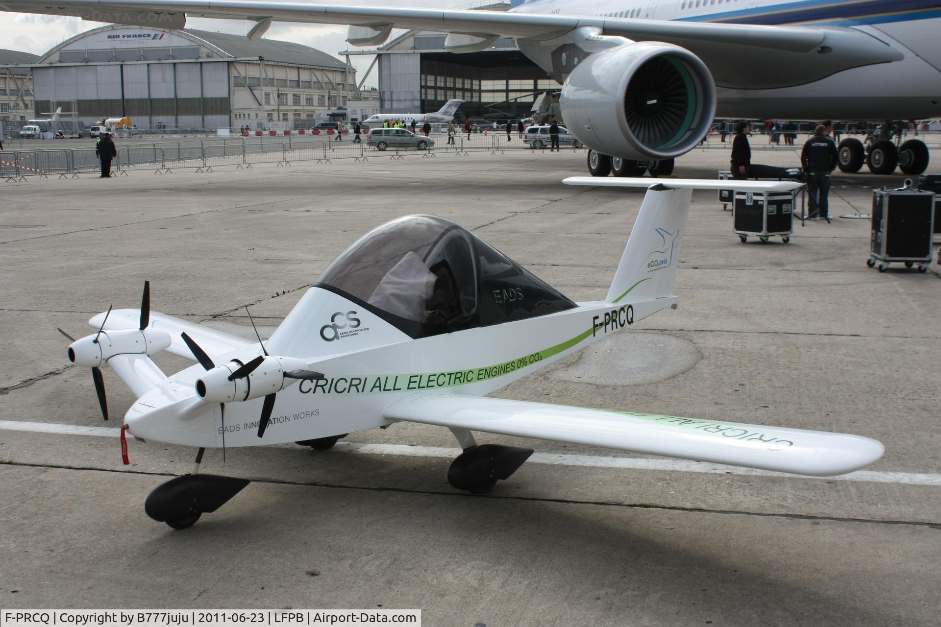F-PRCQ, Colomban MC-15 Cri-Cri (Cricket) C/N 171, on display at SIAE 2011