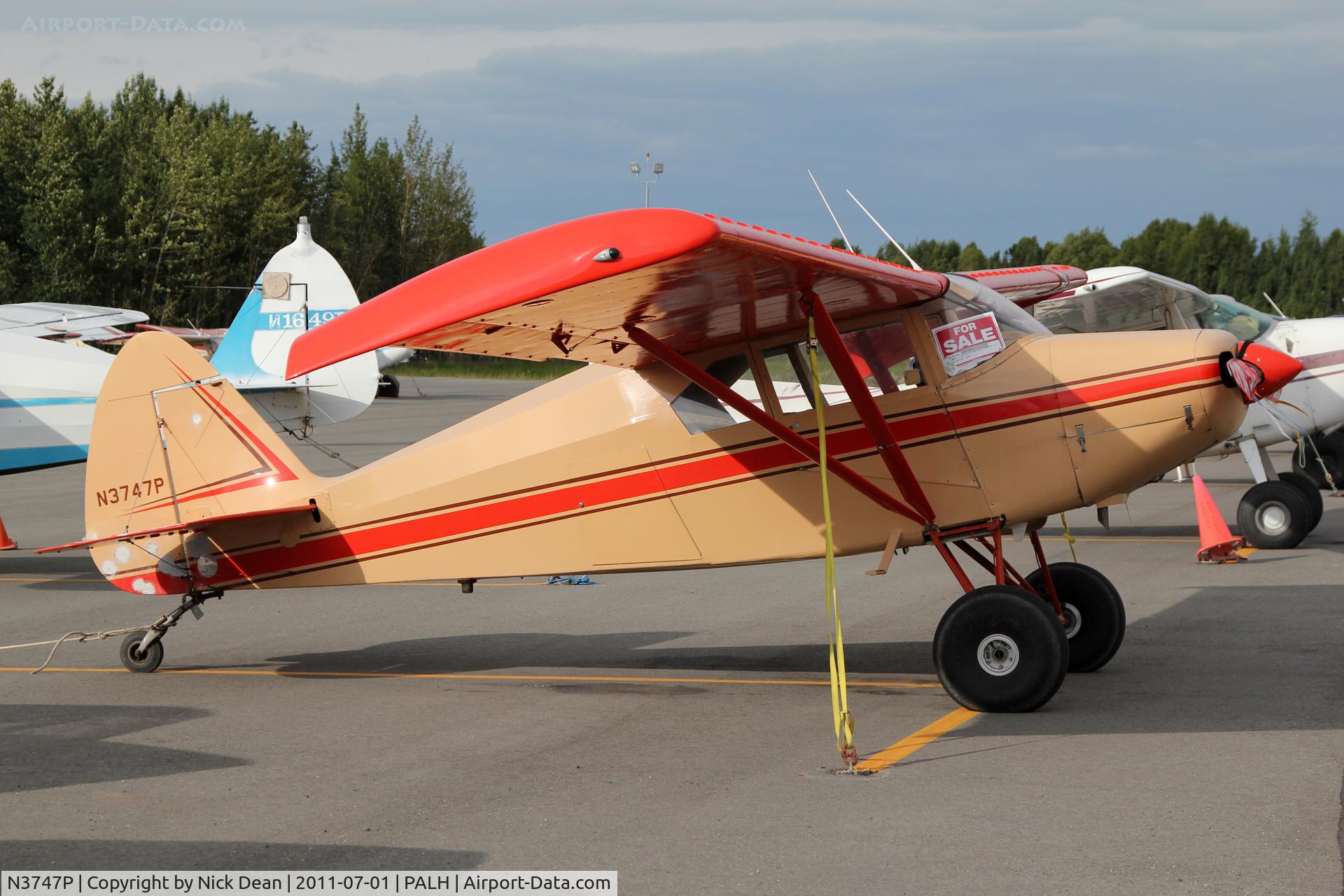 N3747P, 1955 Piper PA-22-150 C/N 22-3467, PALH/LHD