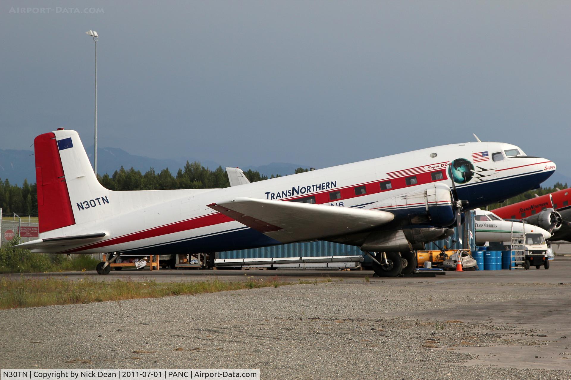 N30TN, 1940 Douglas Super DC-3S (Super DC-3) C/N 43159, PANC/ANC