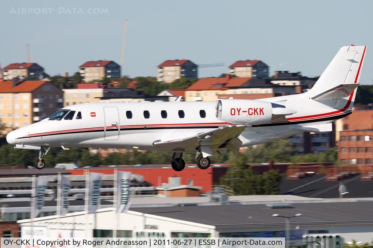 OY-CKK, 2007 Cessna 560 Citation XLS C/N 560-5757, Op by Air Alsie