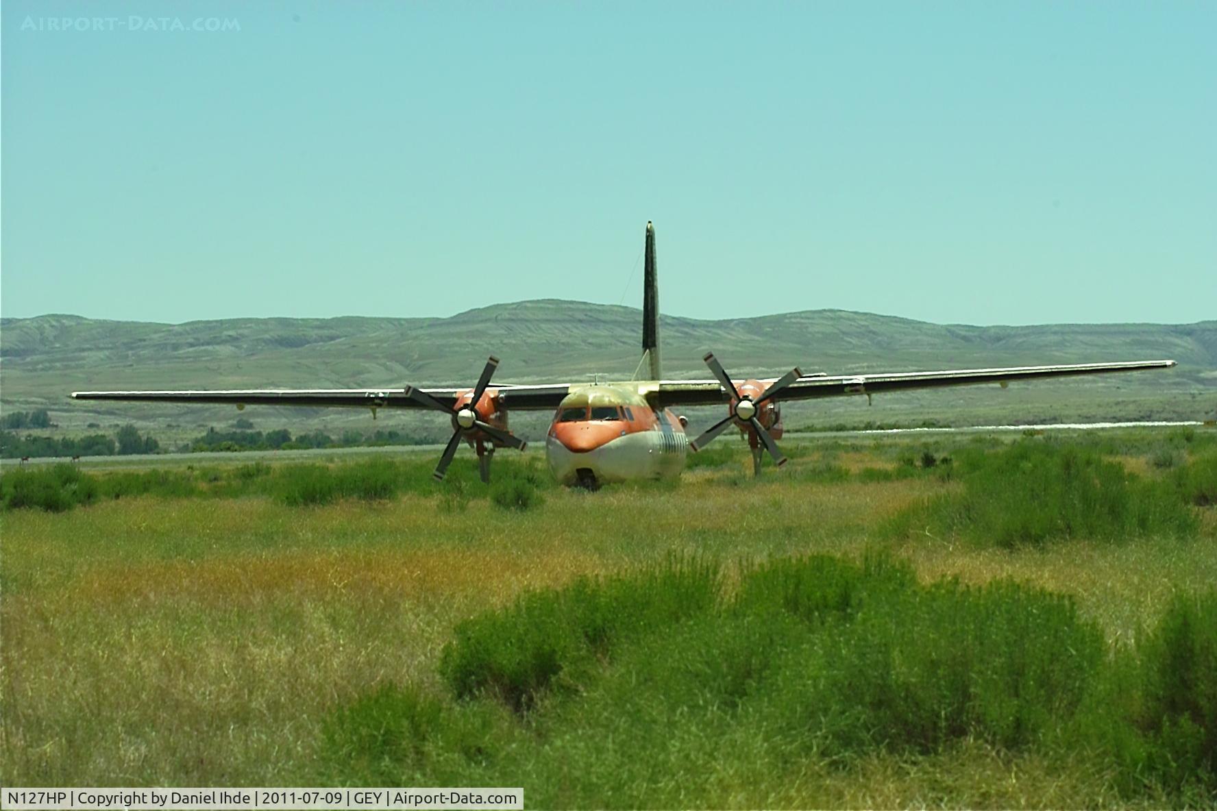 N127HP, 1959 Fairchild F-27A C/N 33, 1959 Fairchild F-27F @ GEY