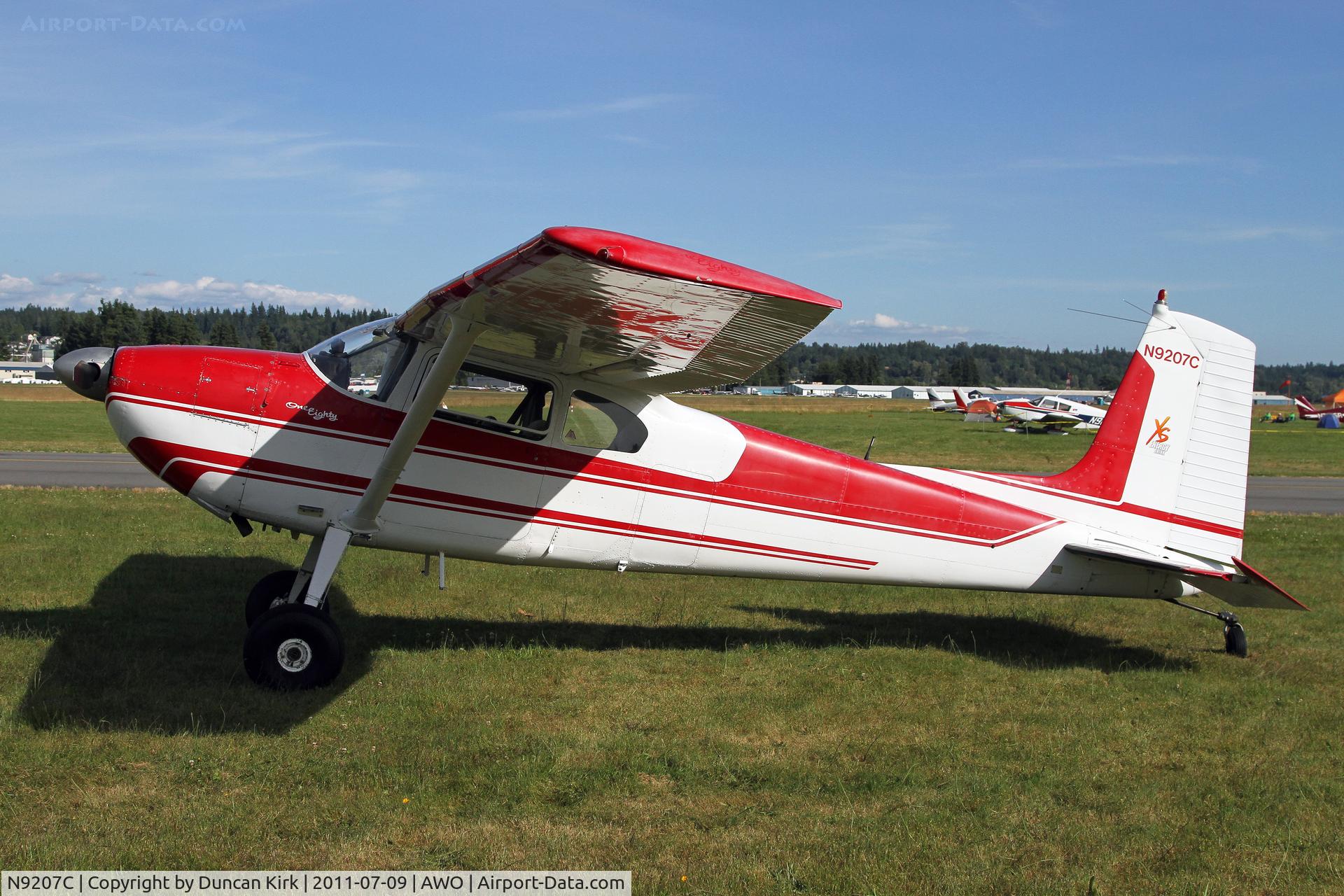 N9207C, 1954 Cessna 180 C/N 31306, Former Anchorage resident