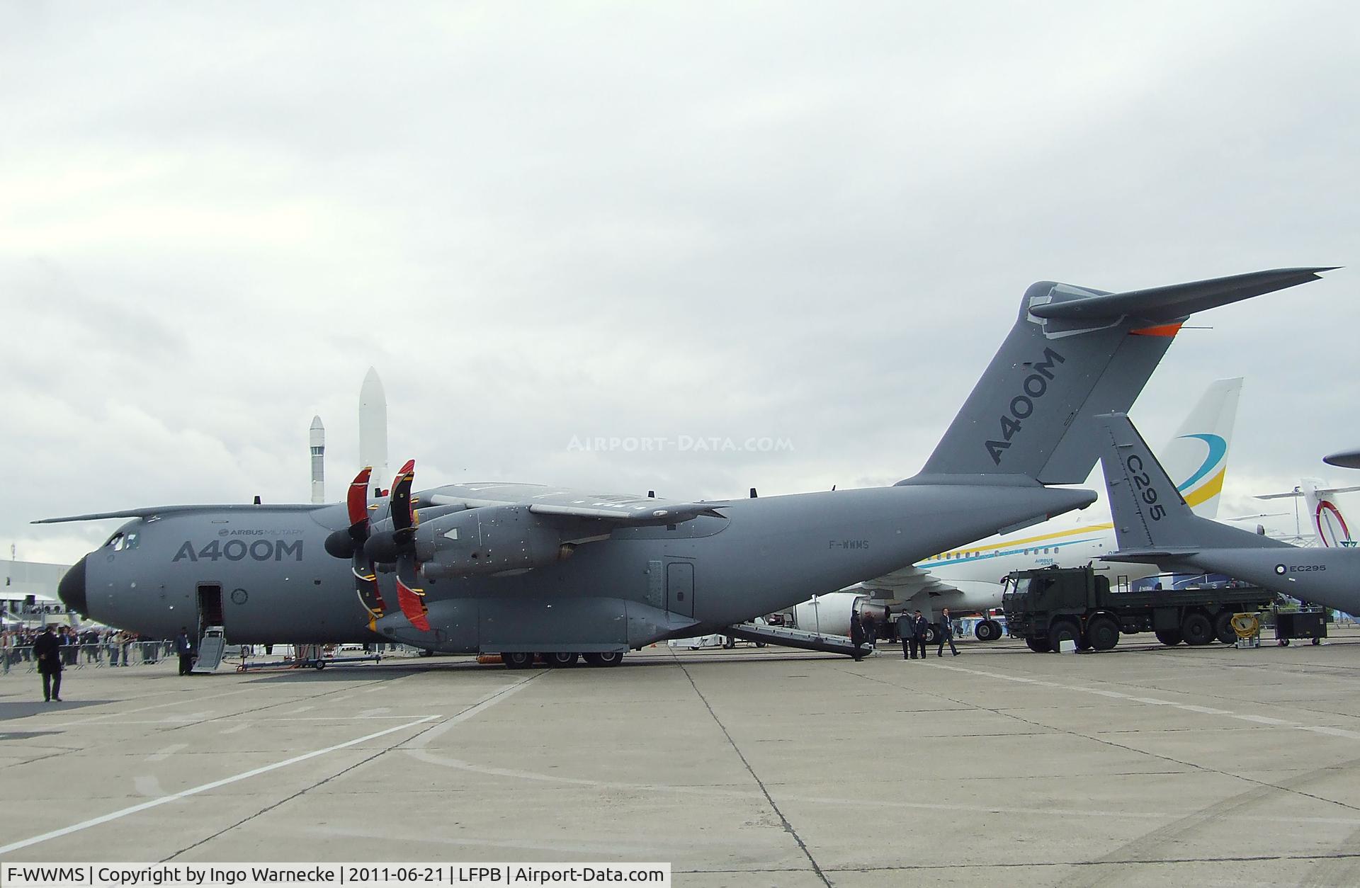 F-WWMS, 2010 Airbus A400M Atlas C/N 003, Airbus A400M Grizzly at the Aerosalon 2011, Paris