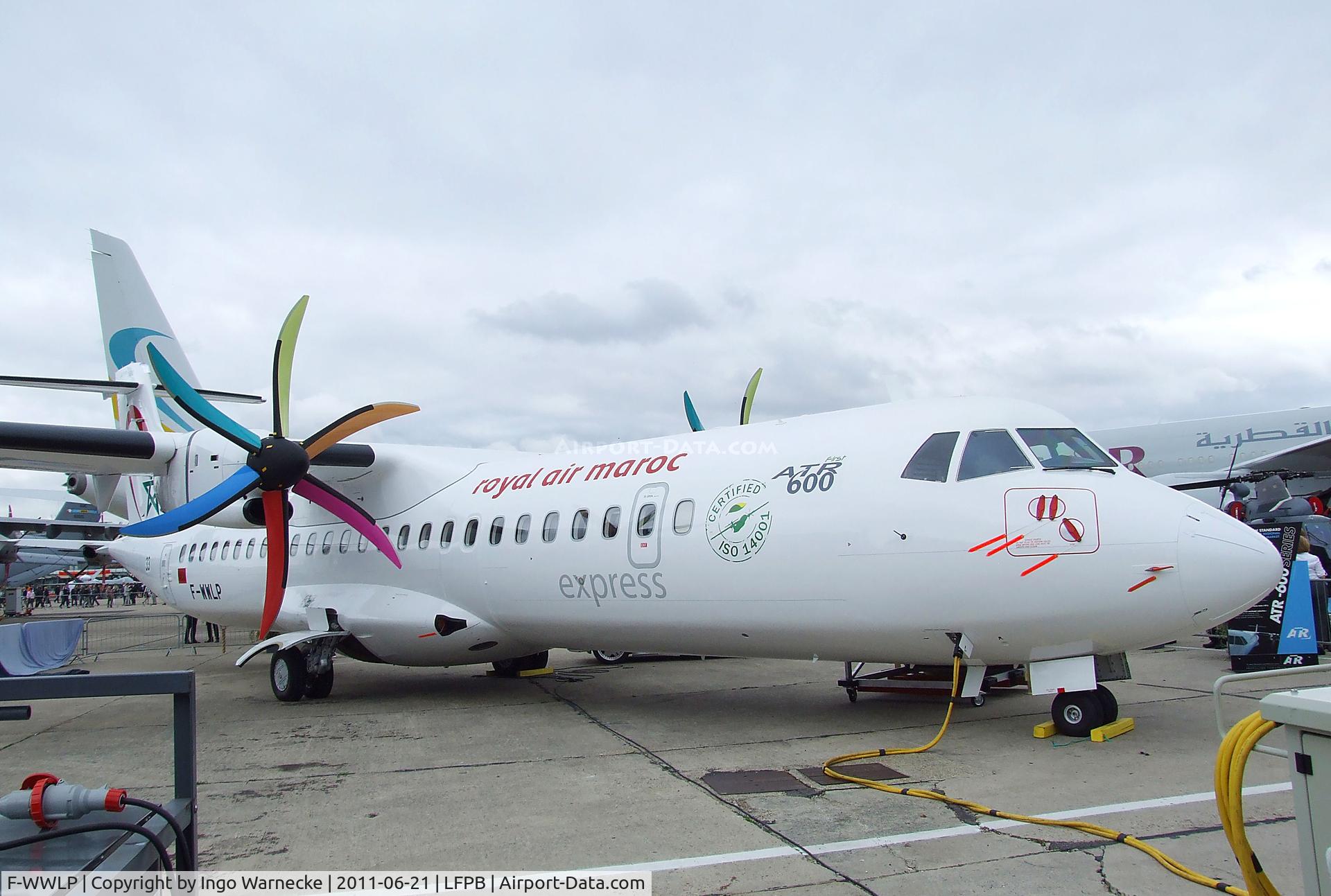 F-WWLP, 2011 ATR 72-600 (72-212A) C/N 960, Aerospatiale / Alenia ATR 72-600 for royal air maroc express at the Aerosalon 2011, Paris