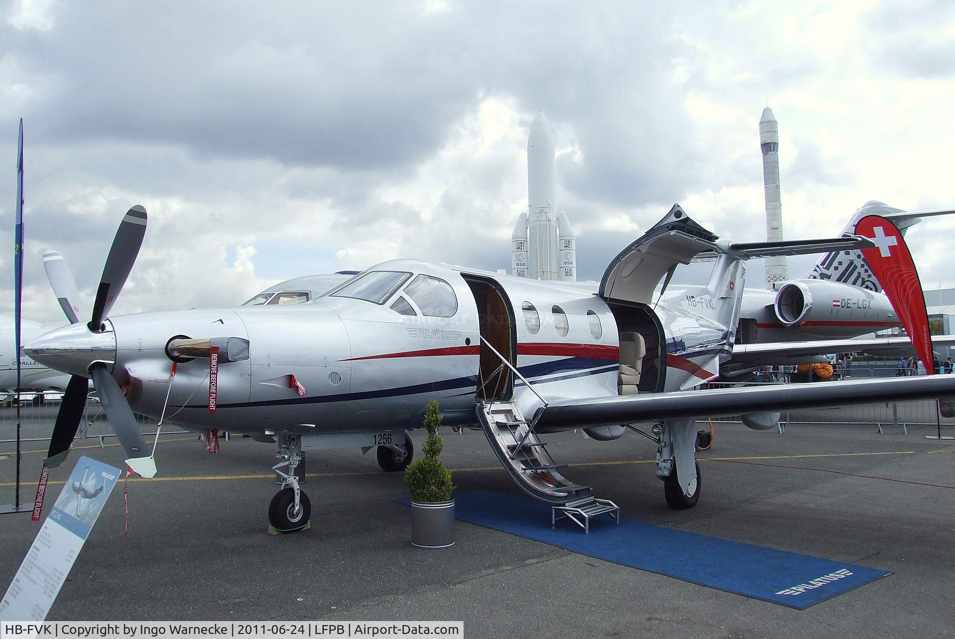 HB-FVK, 2010 Pilatus PC-12/47E C/N 1256, Pilatus PC-12/47E at the Aerosalon 2011, Paris