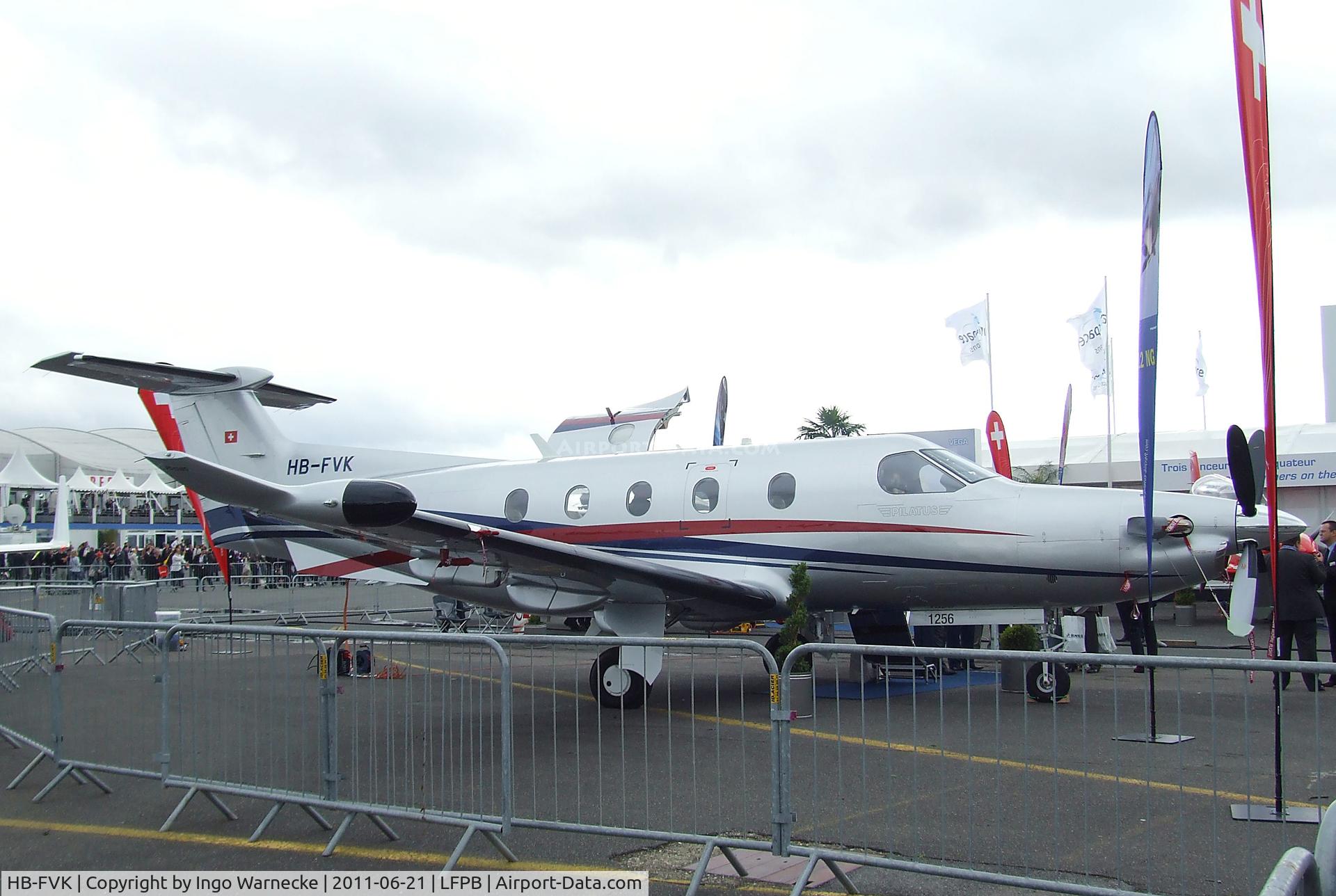 HB-FVK, 2010 Pilatus PC-12/47E C/N 1256, Pilatus PC-12/47E at the Aerosalon 2011, Paris