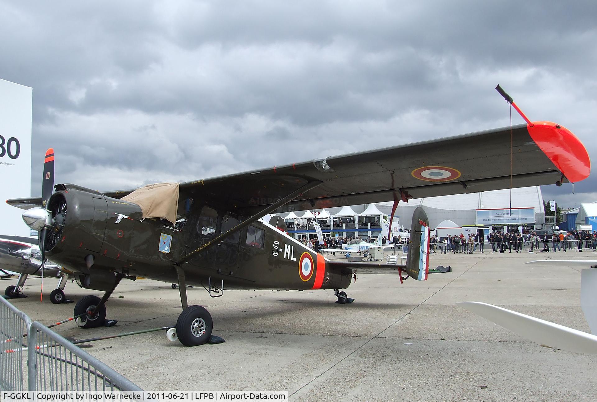 F-GGKL, 1960 Max Holste MH.1521M Broussard C/N 255, Max Holste MH.1521M Broussard at the Aerosalon 2011, Paris