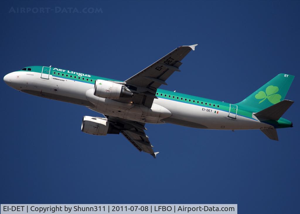 EI-DET, 2006 Airbus A320-214 C/N 2810, Taking off from rwy 32R