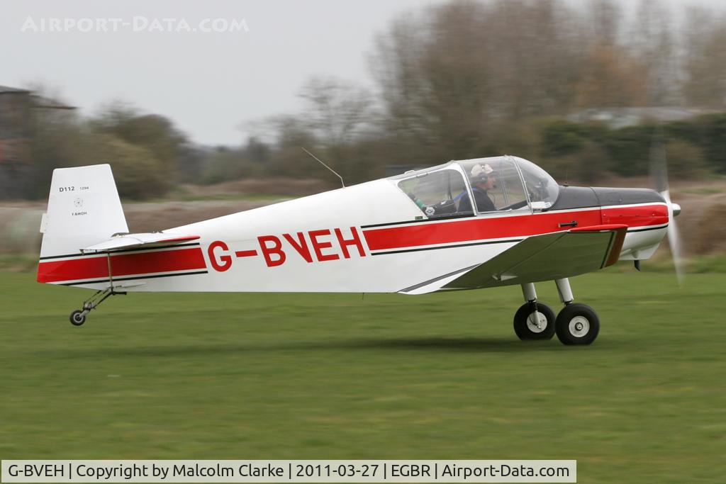 G-BVEH, 1964 Jodel D-112 C/N 1294, Jodel D112 at Breighton Airfield in March 2011.