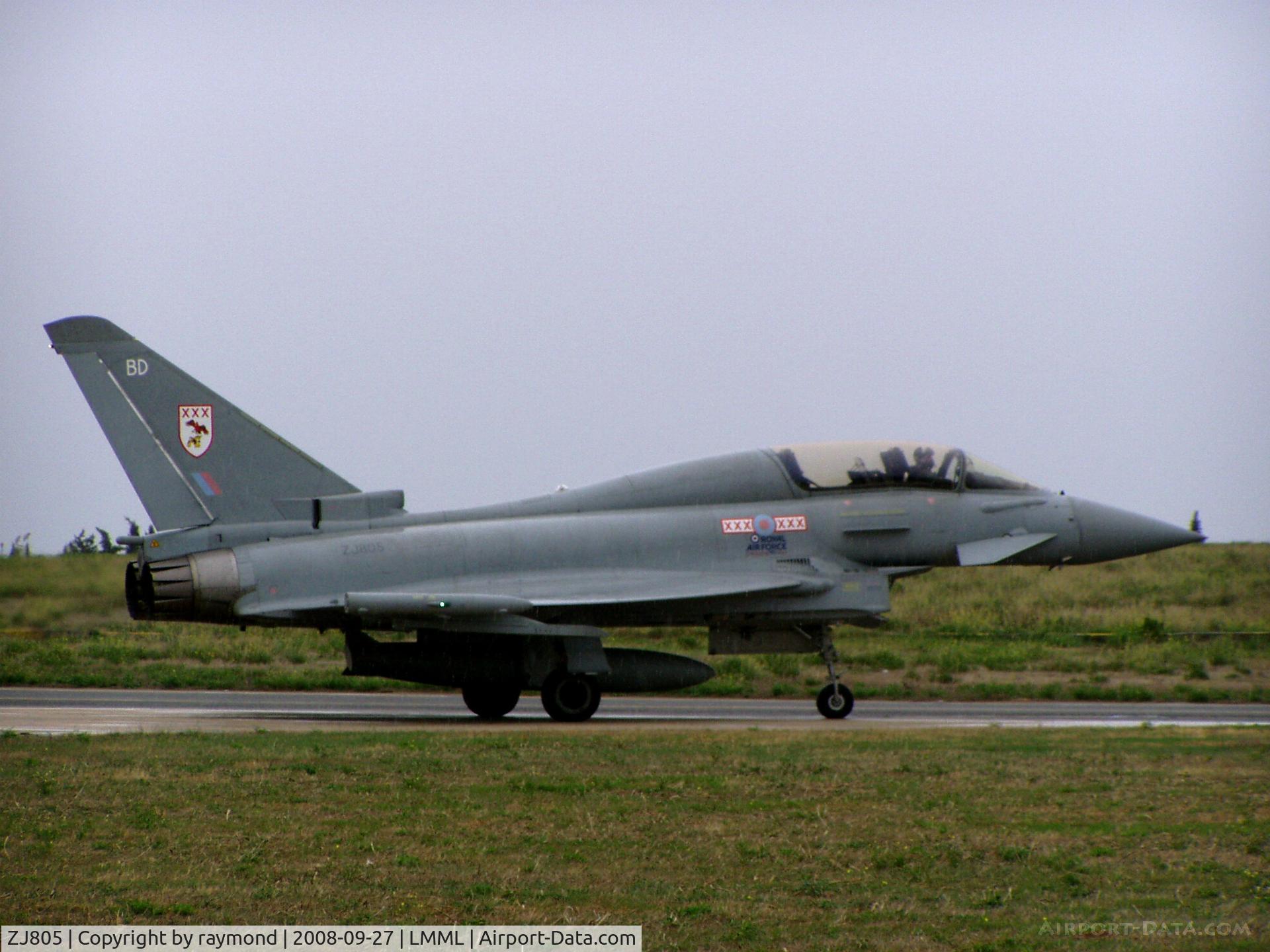 ZJ805, 2004 Eurofighter EF-2000 Typhoon T1 C/N 0019/BT006, Typhoon ZJ805/BD 29Sqd RAF