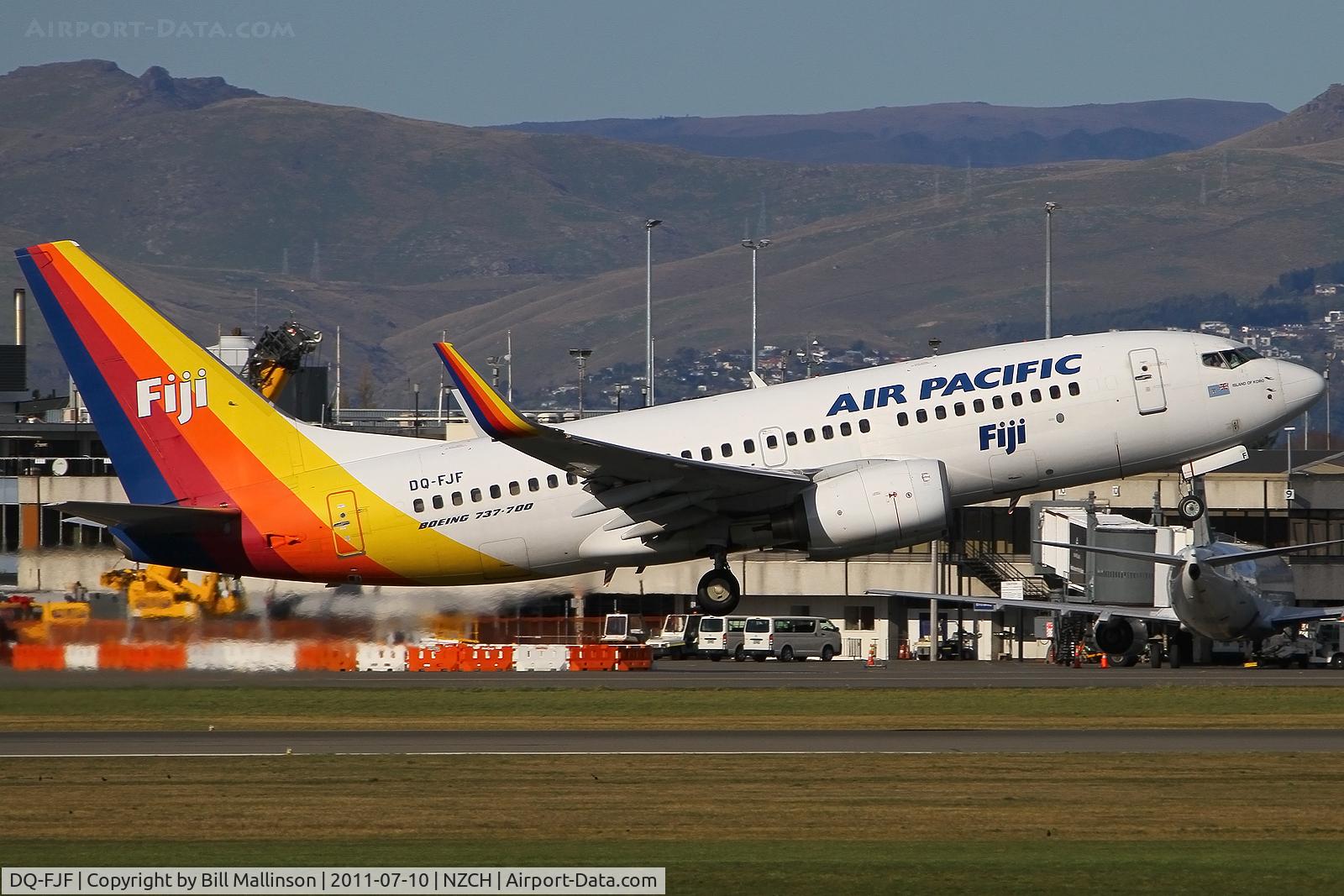 DQ-FJF, 1998 Boeing 737-7X2 C/N 28878, Away back to a much warmer Fiji