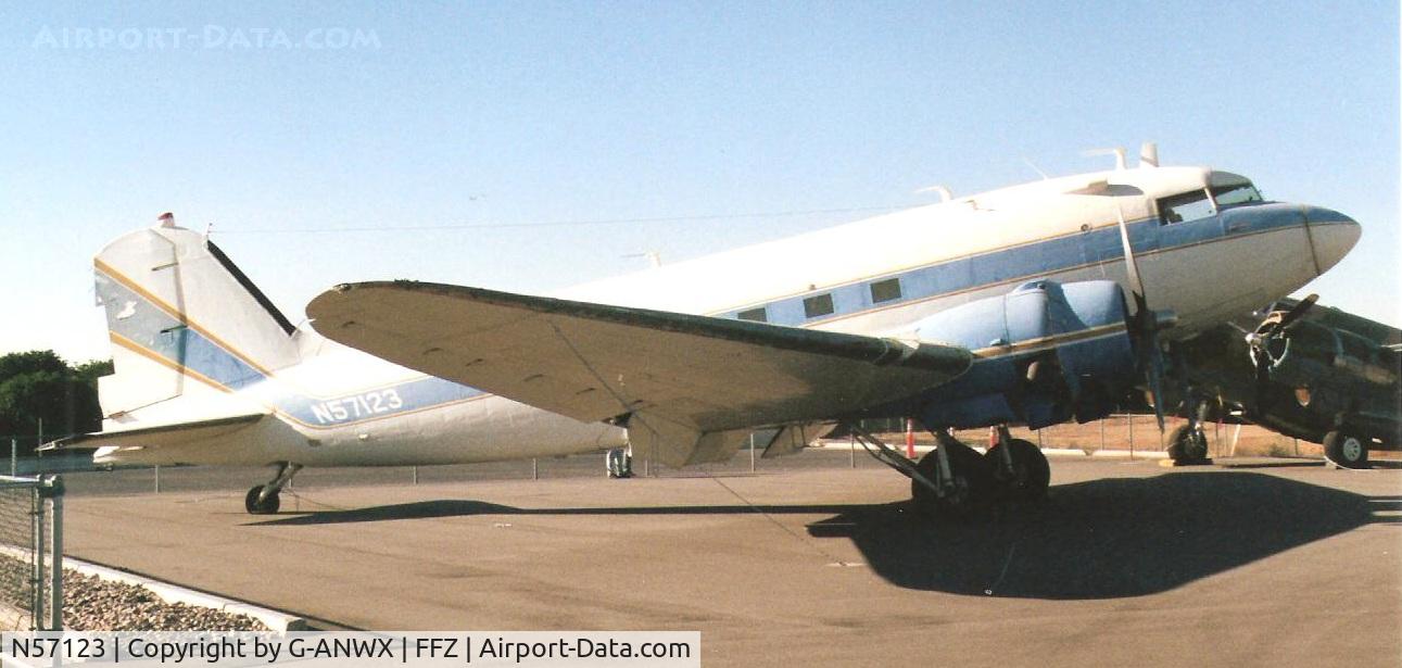 N57123, Douglas DC-3 C/N 16422/33170, Mesa. 2002