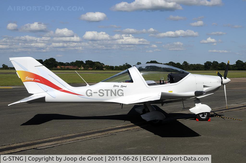 G-STNG, 2011 TL Ultralight TL-2000UK Sting Carbon C/N LAA 347-14789, seen in front of the Air Cadets hangar at Syerston.