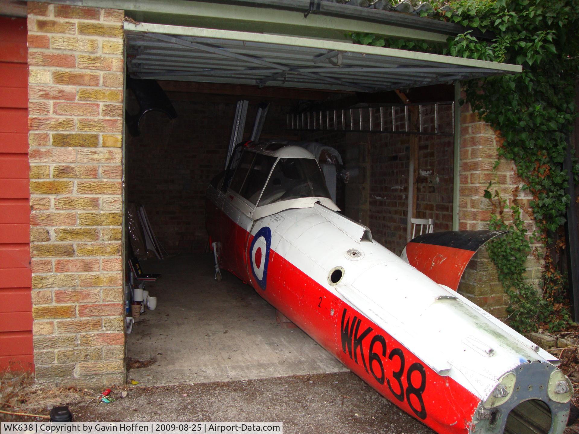 WK638, 1952 De Havilland DHC-1 Chipmunk T.10 C/N C1/0653, Now with her original rear fuselage