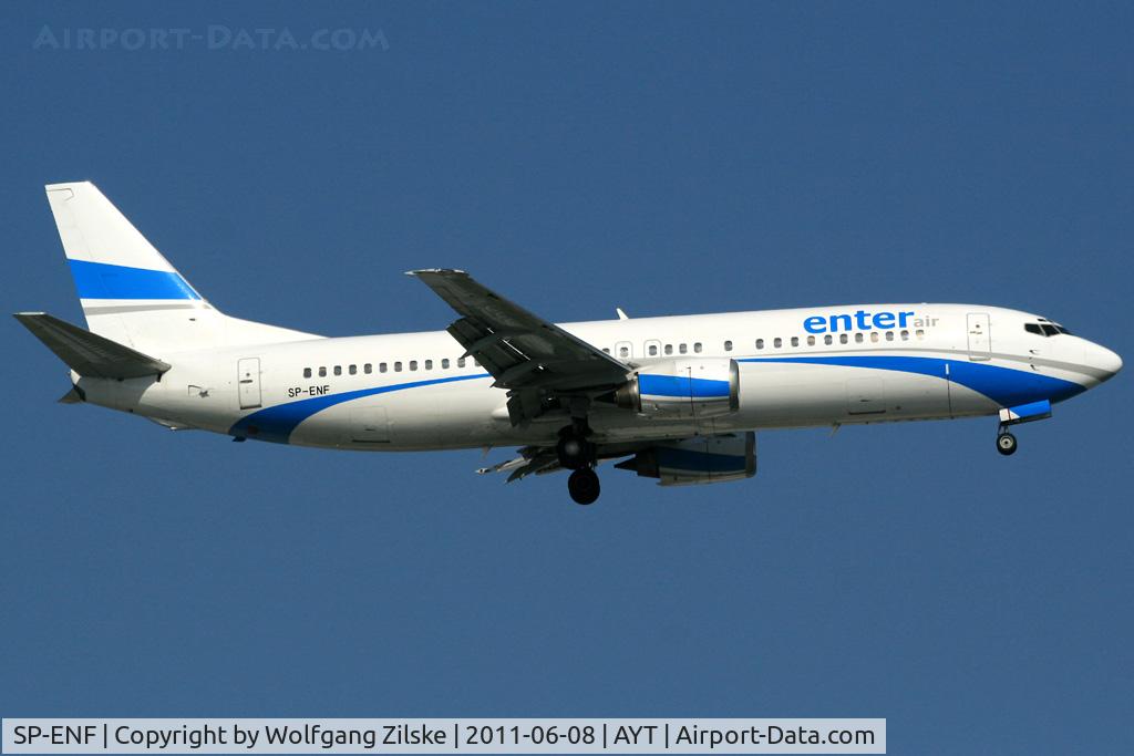 SP-ENF, 1992 Boeing 737-4C9 C/N 25429, visitor