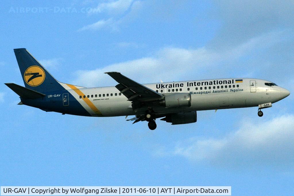 UR-GAV, 1992 Boeing 737-4C9 C/N 26437, visitor