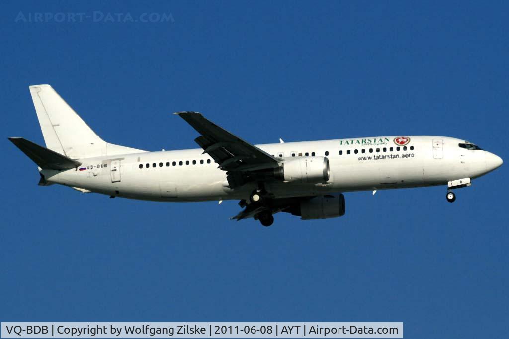VQ-BDB, 1997 Boeing 737-4D7 C/N 28702, visitor