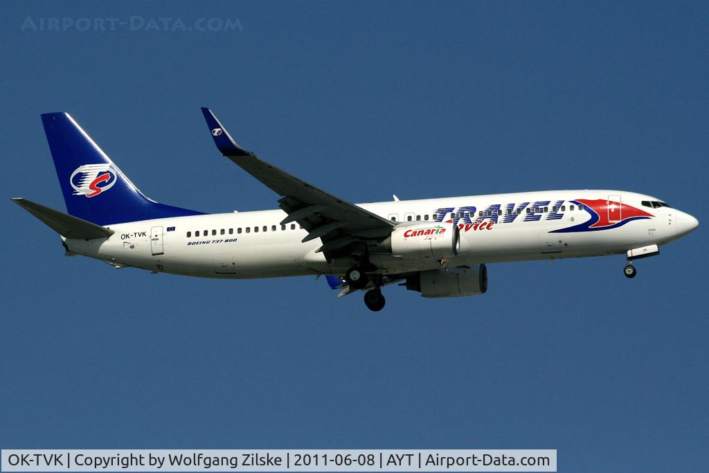 OK-TVK, 2004 Boeing 737-86N C/N 32740, visitor