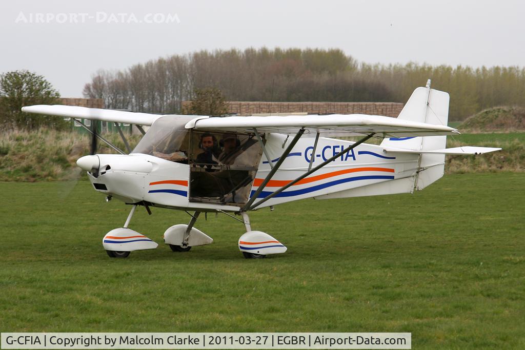 G-CFIA, 2008 Skyranger Swift 912S(1) C/N BMAA/HB/561, Skyranger Swift 912S(1) at Breighton Airfield in March 2011.