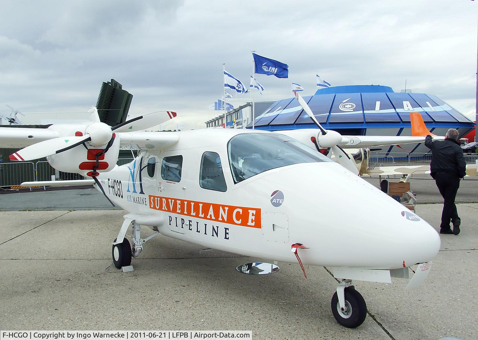 F-HCGO, Tecnam P-2006T C/N 025, Tecnam P2006T at the Aerosalon 2011, Paris