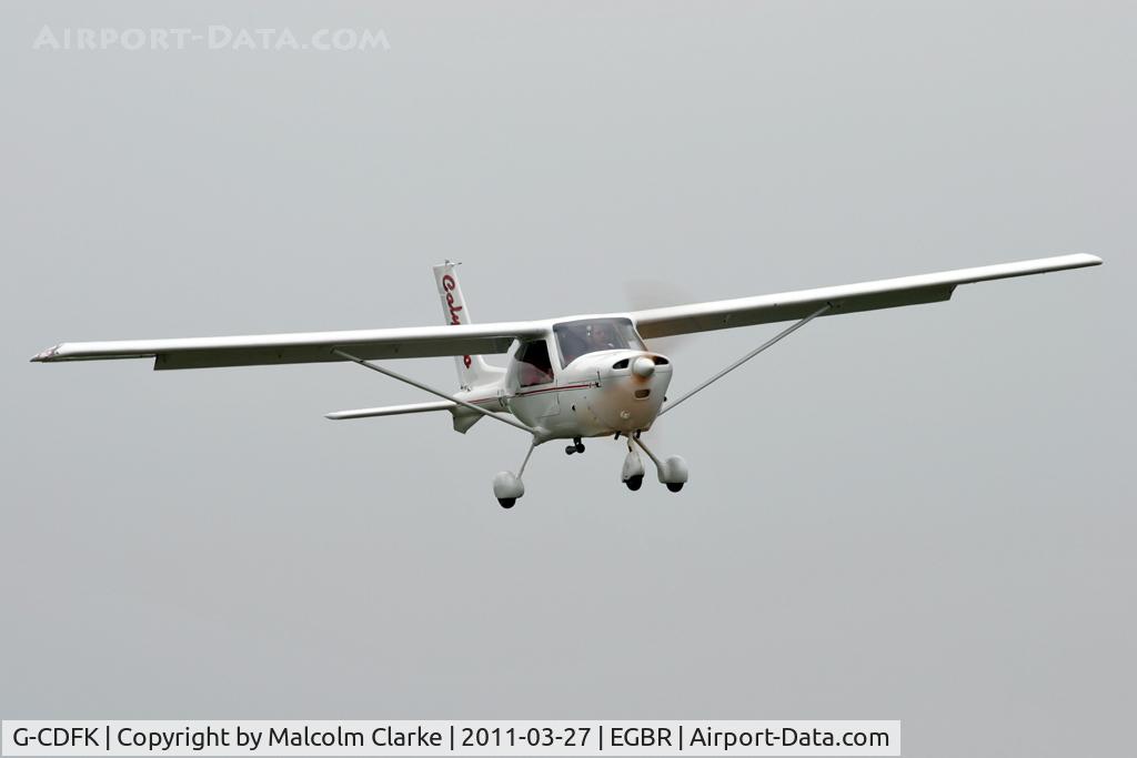 G-CDFK, 2006 Jabiru UL-450 Calypso C/N PFA 274A-14144, Jabiru SPL-450 at Breighton Airfield in March 2011.