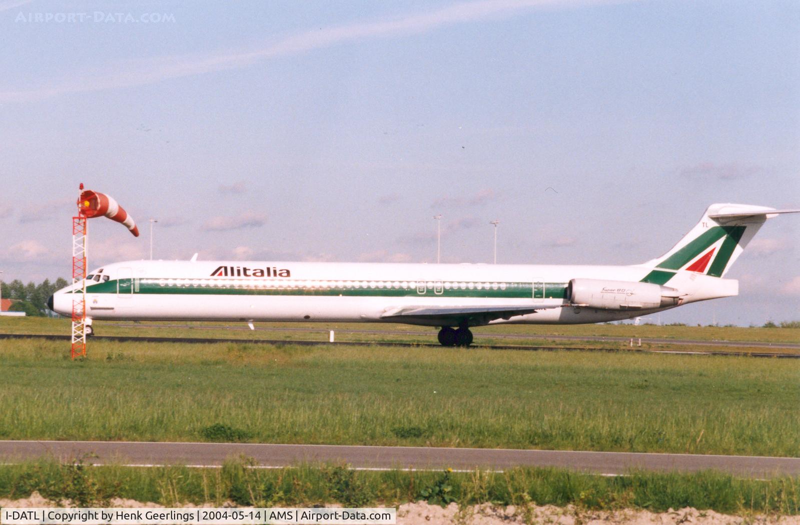 I-DATL, 1995 McDonnell Douglas MD-82 (DC-9-82) C/N 53229/2105, Alitalia